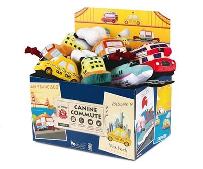 Canine CommuteToys zestaw (B2B) - 3 zestawy (i.e. 15 szt.) z wyświetlaczem POS