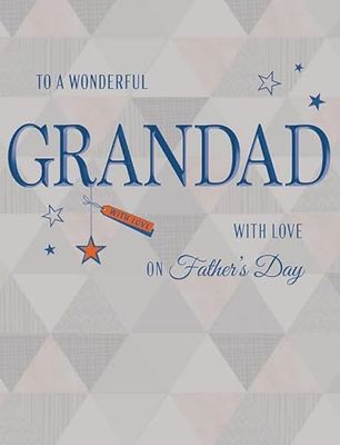 Avant Garde Studios Father's Day Card, To A Wonderful Grandad - 8 x 6 inches