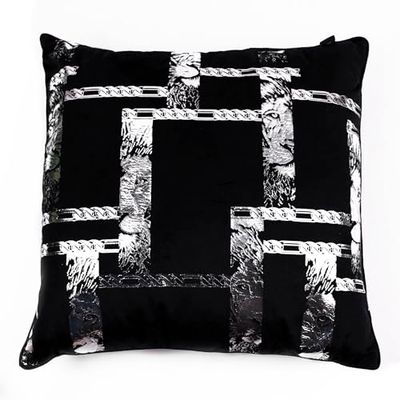 Chic Home Housse en Velours King of Chic 45 x 45