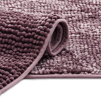 AmeliaHome Tapis de Bain antidérapant - 60 x 90 cm - Motif Raisin