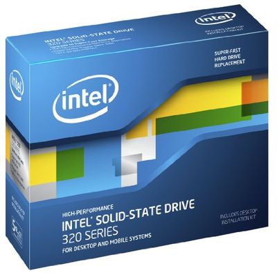 Intel SSD Série 320 SSDSA2CW300G3K5 Disque flash interne 2,5" SATA II 300 Go