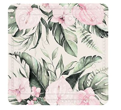 Kleine Wolke Alfombrilla de Ducha Garden, Color: Multicolor, tamaño: 55 x 55 cm, Material: PVC
