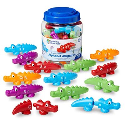 Learning Resources Juego de caimanes del Alfabeto Snap-n-Learn
