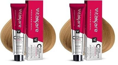 Vitalcare Professional Colorazione Permanente Professionale n° 9/00 Biondo Chiarissimo, 100ml (Confezione da 2)
