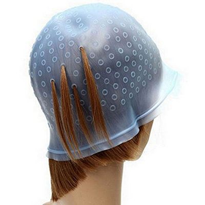 Professional Reusable Silicone for Hair Coloring Highlight Dye Cape Glazing Tips with fa