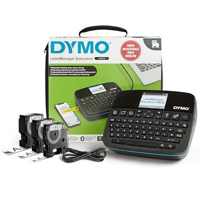 DYMO LabelManager Executive 640 CB - Impresora de Etiquetas con maletín de Transporte y 3 Cintas D1