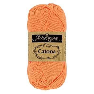 Scheepjes - Scheepjes Catona 386 Peach Yarn - 10x10g
