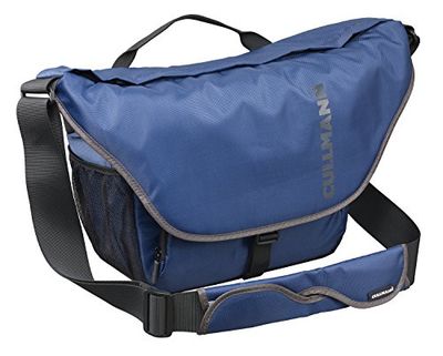 Cullmann - 98316 - MADRID Sports Maxima 325+ blå/grå kamera och tillbehör kurirväska för kompakt CSC DSLR med bifogad zoomlins eller videokamera - Innermått: 280 x 200 x 110 mm