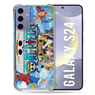Cokitec Förstärkt fodral för Samsung Galaxy S24 Manga One Piece Sunny