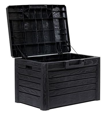 Toomax Coffre compact Florida 120L, en plastique extérieur, 73 x 50,5 x 46,5 cm, Art. 158 (anthracite)