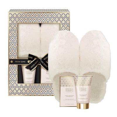 Baylis & Harding Sweet Mandarin & Grapefruit Luxury Slipper Gift Set - Vegan Friendly (Pack of 1)