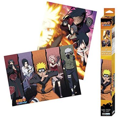 ABYstyle NARUTO - Groupes - Set de 2 posters Salle de classe '52x38'