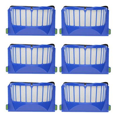 YanBan Lot de 6 filtres de Rechange compatibles avec Les aspirateurs iRobot Roomba série 600 605 610 620 630 650 660