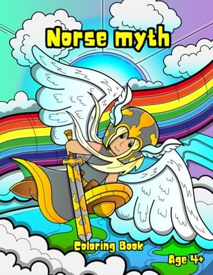 Norse myth:Coloring Book: "Legends of the North: Adventures of Heroes in the World of the Nordic Gods"