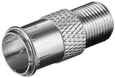 Goobay 63456 Adattatore F: Spina F (Quick) > Presa F - rame