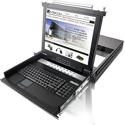 OXCA IDATA KVM-OXC17W - Master Switch KVM 8 Porte USB / PS2 LCD 17'' Widescreen per Rack 19''