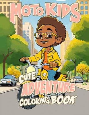 Moto Kids: Cute Adventure Coloring Book
