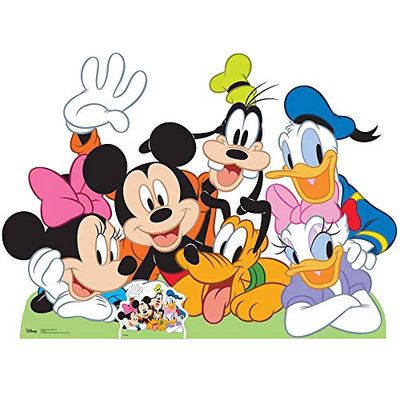 STAR CUTOUTS Ltd SC1062 - Tablero de Tarjetas con diseño de Mickey Mouse y Sus Amigos, 99 x 137 x 99 cm