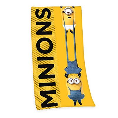 Herding Minions 2 Asciugamano in velluto, Cotone, Multicolore, 75 x 150 cm