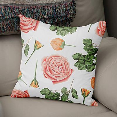 BonaMaison Fundas para Cojínes, Verde neón y Humo Funda de Almohada Elegante y Suave para Sofá Coche Moderna Decoración del Hogar Habitación, 43x43 Cm - Diseñado y Fabricado en Turquía