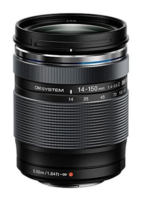 OM SYSTEM M.Zuiko Digital II Obiettivo Micro Quattro Terzi, 14-150 mm, 1:4.0-5.6, Nero