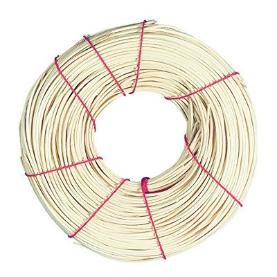 Rayher Rolo de vime natural, 1A Nr.2, 125 g (aprox. 95 m), 1,8 mm ø, para tecer cestaria, 6502200