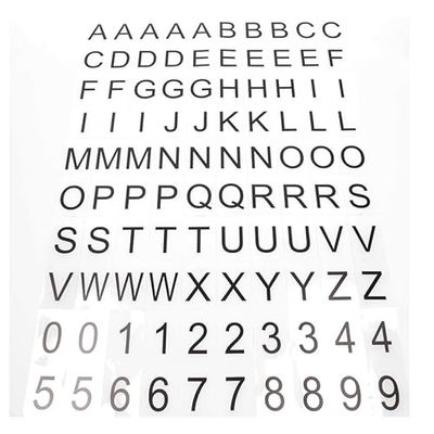Glowster Lot de 100 Lettres Classiques Assorties pour boîtes à Messages, différentes Couleurs et modèles ; idéal pour décorer et communiquer des Messages.