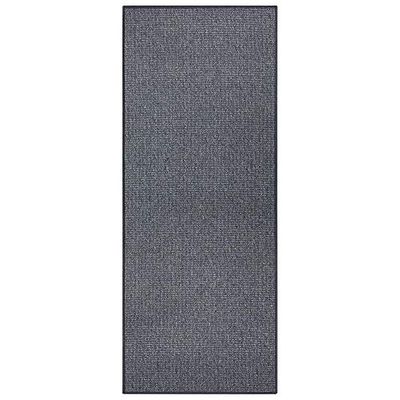 BT Carpet Bouclé Chodnik do kuchni, antypoślizgowy, dywan z płaskim runem, dywan do korytarza, kuchni, salonu, łazienki, kolor antracytowy, 80 x 200 cm