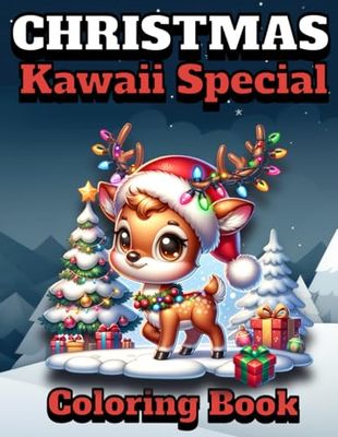 Christmas Kawaii Special: Enjoy the Kawaii style, for this Christmas Holiday Season. Perfect for ages 1-10. 30+ pages of creativity to enjoy with you ... being together. Merry Christmas to you all!