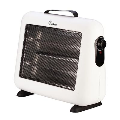 ARDES Twentyfour AR444 Kwartswarmtestraler met 2 standen en handvat van kunstleer