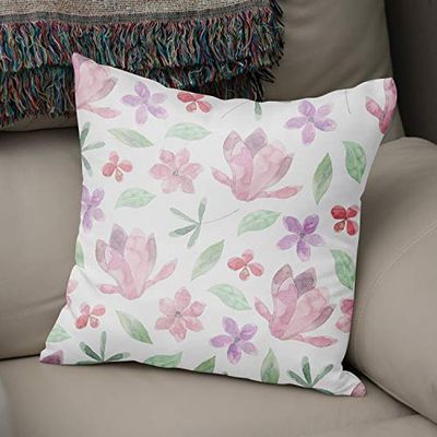 BonaMaison Housse de Coussin Motif, Motif aléatoire Taie d'oreiller pour Lit Voiture Canapé Maison Salon Chambre, Décoration D'intérieur, 43x43cm - Conçu et Fabriqué en Turquie