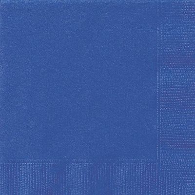 Unieke partij Papieren servetten Pack of 20 Royal Blauw