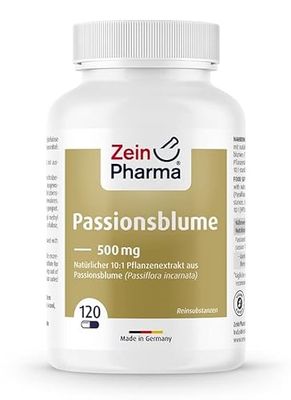 Zein Pharma, Passion Flower, 500mg - 120 caps
