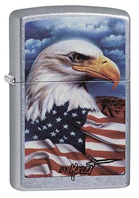 Zippo Mazzi, Freedom Watch Lighter - Street Chrome