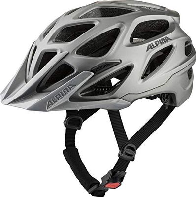ALPINA Unisex - Adulti, MYTHOS 3.0 L.E. Casco da bicicletta, dark-silver matt, 52-57 cm