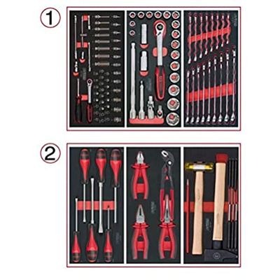 KS Tools 714.0114 Material-114 Tools 2 Drawers for Workshop Trolley