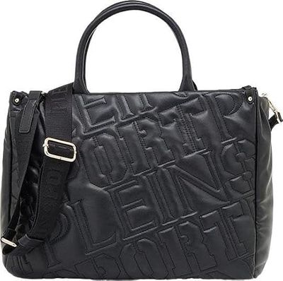PLEIN SPORT Tote Tess, Handbag Unisex-Adulto, Nero