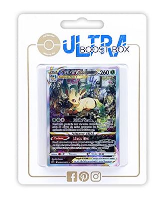Phyllali VSTAR (Leafeon V ASTRO) GG35/GG70 Alternativa Pokémon Gallery Secreto - Ultraboost X Epée et Bouclier 12.5 Zénith Suprême - Box di 10 carte Pokémon Francese