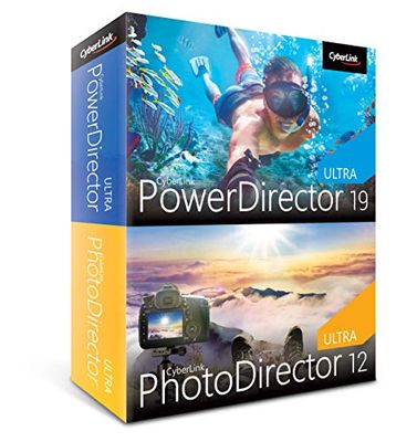 CyberLink PowerDirector 19 Ultra & PhotoDirector 12 Ultra | Geïntegreerde foto- en videobewerking | Levenslange licentie | Doos | Windows (64-bit)