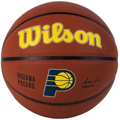 Wilson Team Alliance Indiana Pacers Ball WTB3100XBIND, Womens,Mens basketballs, brown, 7 EU