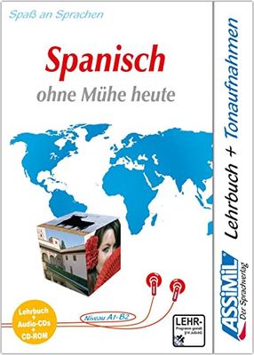 Spanisch ohne Mhe heute. Multimedia-PLUS. Lehrbuch + 4 Audio CDs + CD-ROM [import allemand]