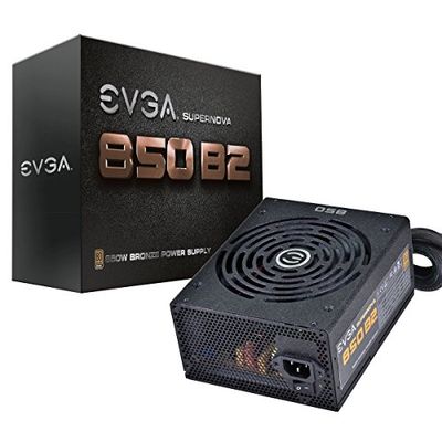Evga 450 B1, 80+ Brons 450 W, incl. Power-On-Self Tester, Voeding 100-B1-0450-K3 850 W