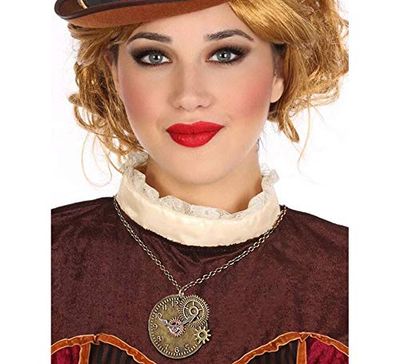 Atosa -56358 Atosa-56358 Kostuum Steampunk-halsketting, dames, 56358