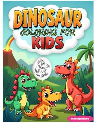 Dinosaur Coloring Book for Kids.: A Fun and Educational Coloring Adventure.