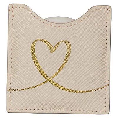 Draeger Heart Mirror Round Pocket Mirror to Take Anywhere, All Occasions – Dimensions 8.5 cm x 8 cm