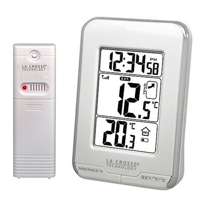 La Crosse Technology WS6810 Station de Température, Coloris Argent