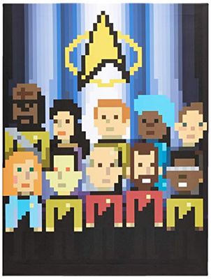 Star Trek The Next Generation konsttryck på duk, 60 x 80 cm (TNG Equipage Trexels)