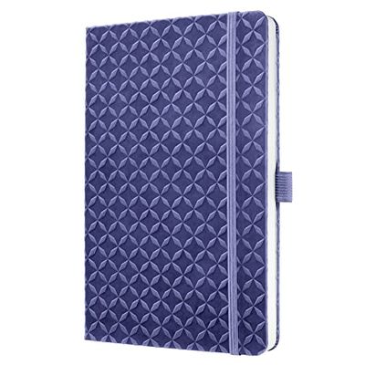 SIGEL JN131 Notizbuch Jolie, ca. A5, liniert, lila: Notebook Jolie, Flair, Dark Purple, Hardcover