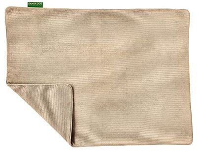 Dandy Dog Coperta per cani Relax Beige – lavabile, morbida corda di velluto di alta qualità, made in Germany, taglia L