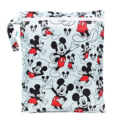 Bumkins - Wetbag - Disney Mickey Mouse - Blue, 30 x 35 cm, Waterdichte tas